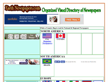 Tablet Screenshot of earthnewspapers.com